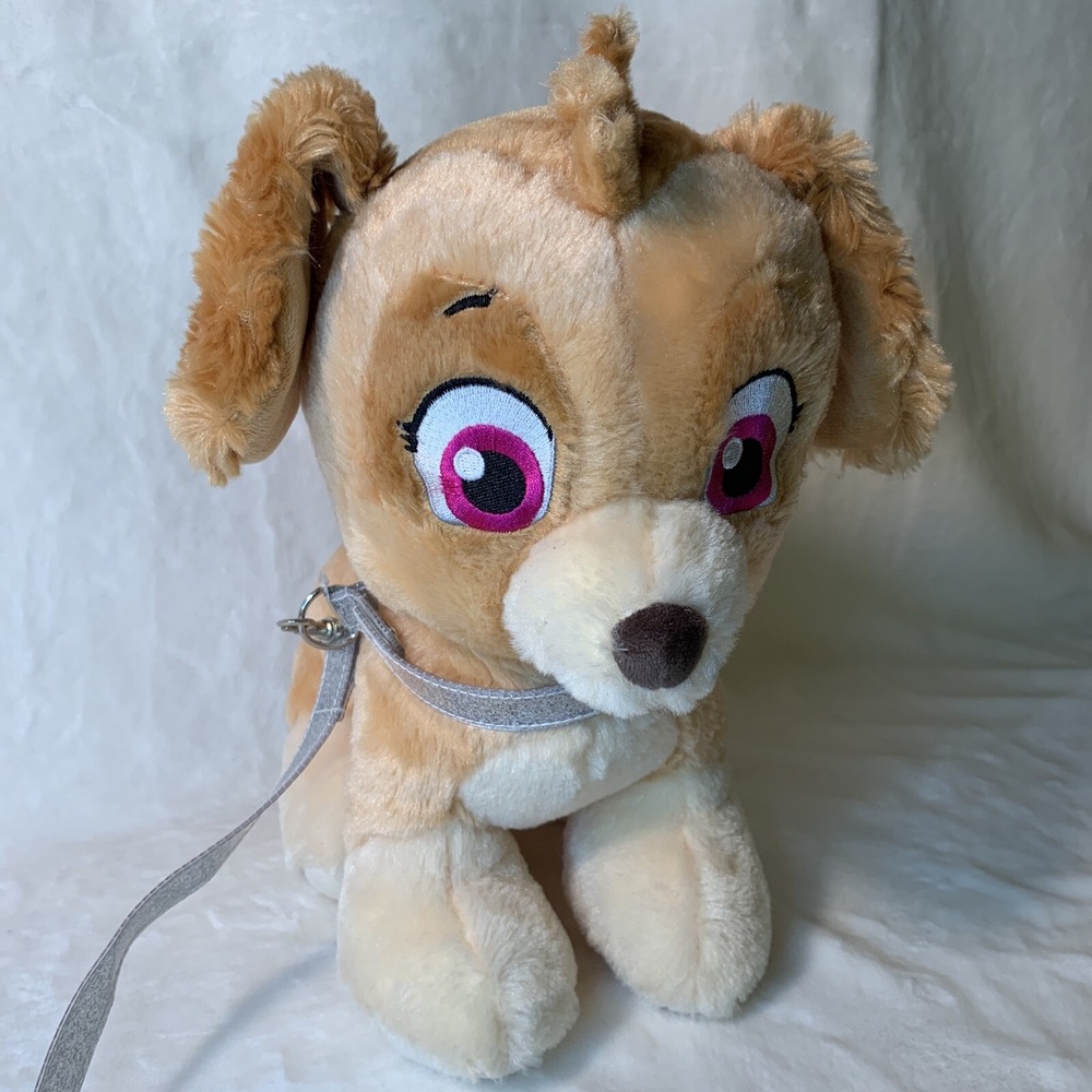Build A Bear Skye Plush Paw Patrol Collar & Leash 12" Nickelodeon Stuffed Animal